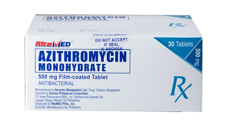 RM AZITHROMYCIN 500 MG TAB 30