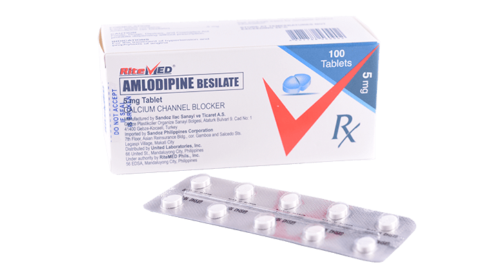 RM AMLODIPINE BESILATE 5 MG TAB