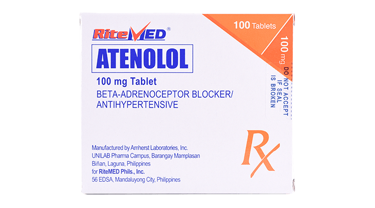 RM ATENOLOL 100 MG TAB