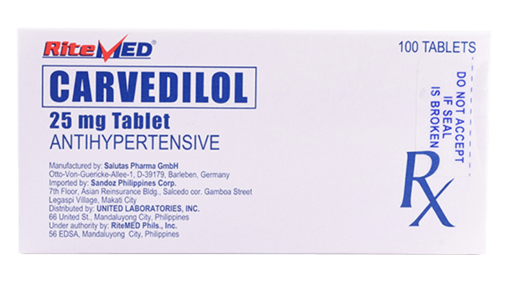 RM CARVEDILOL 25 MG TAB