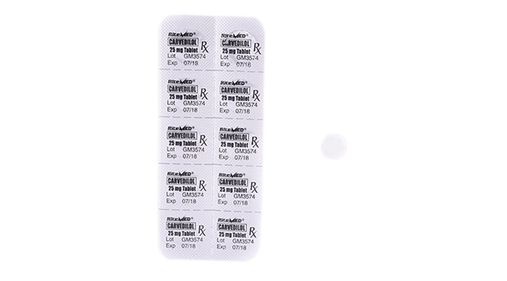 RM CARVEDILOL 25 MG TAB