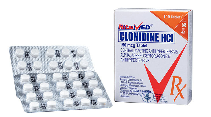 RM CLONIDINE HCL 150 MCG TAB