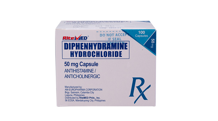 RM DIPHENHYDRAMINE 50MG CAP 100BOX SS PH