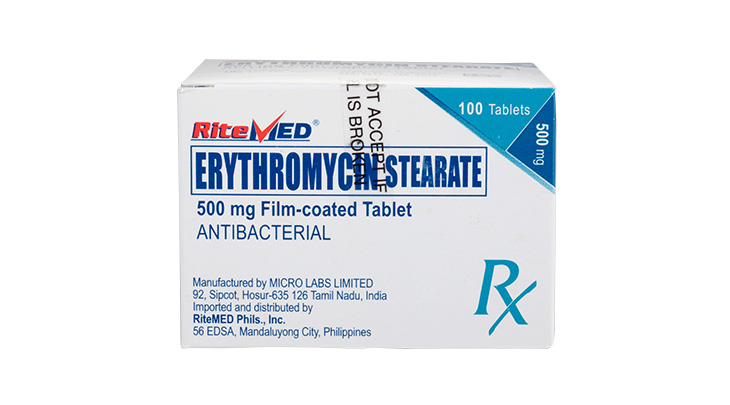 RM ERYTHROMYCIN 500 MG TAB