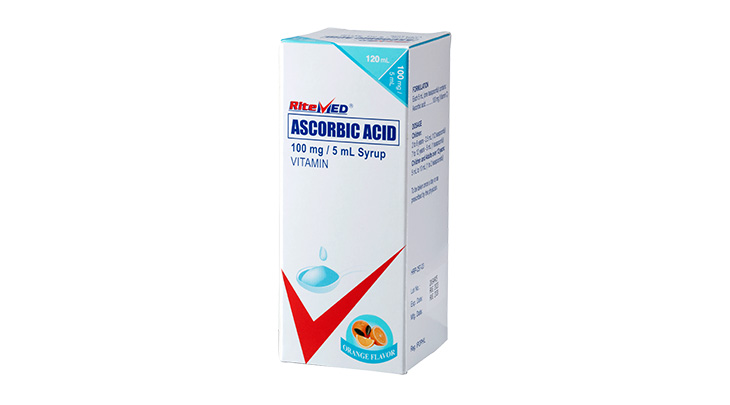 RM ASCORBIC ACID 100MG SYRUP 120ML