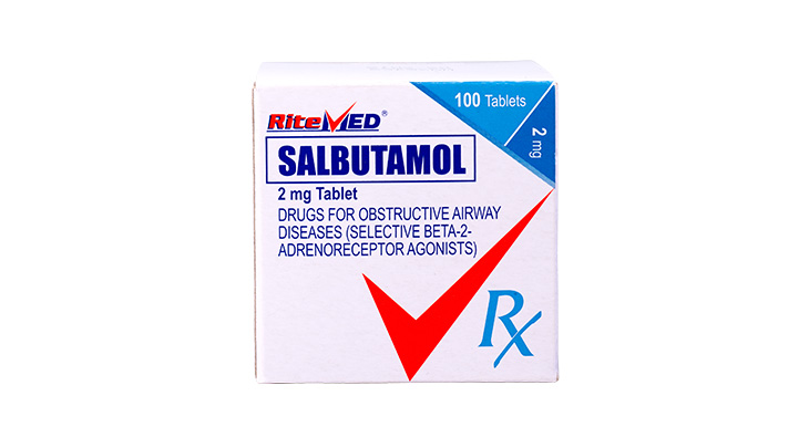 RM SALBUTAMOL 2 MG TAB 100